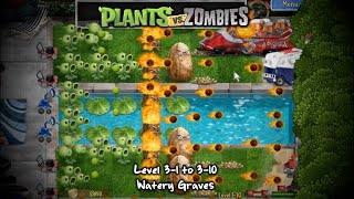 Plants vs. Zombies Real Life Edition Widescreen: Gameplay Walkthrough #3 Watery Graves