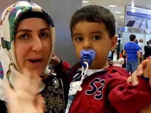 Erbil'li Reşad Hâmid Hoca İstanbul Atatürk Hava Limanında