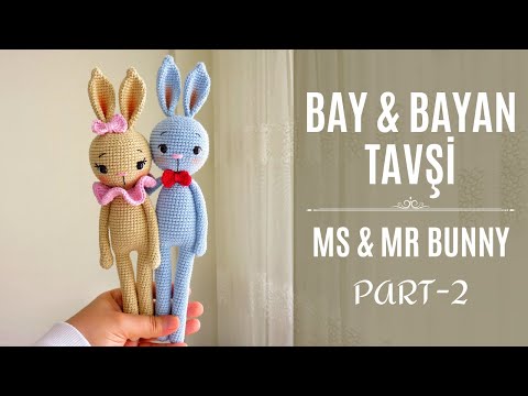 Amigurumi Tavşan Yapımı | 28 cm | Yazılı Tarif | Part 2