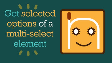 Get selected options of a multi-select element | #nRoBo #testautomationframework