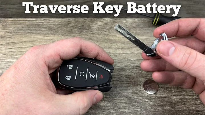 2018 - 2024 Chevy Traverse Key Fob Battery Replacement - How To Replace Or Change Remote Batteries