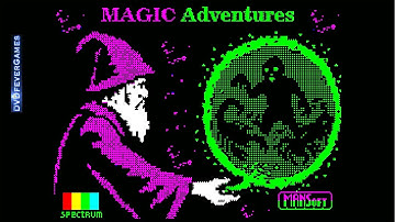 MAGIC ADVENTURES (2025) - 48K ZX Spectrum 2025 game! Longplay! - DVDfeverGames