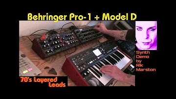 Behringer PRO-1 + Model D 70