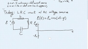 L25.2 Today: LRC circuit with AC drive