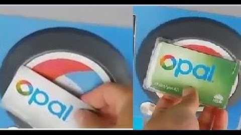 Opal Card Top Up Point Machine: Using a different Opal card after authorising bank card payment