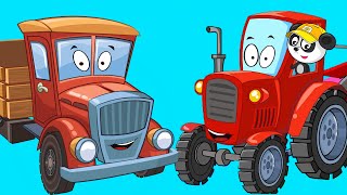 Биби и Его Сломанные Машинки - Учим Виды Транспорта Для Малышей - Большой Сборник