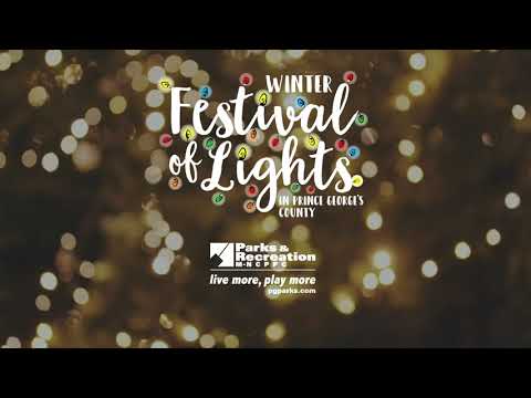 Vidéo: Festival hivernal des lumières Parc régional de Watkins, MD