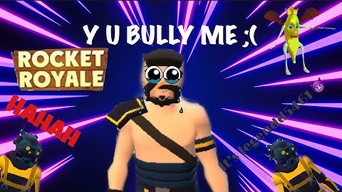 PRETENDING TO BE A NOOB AND DESTROYING A TRYHARD - Rocket Royale