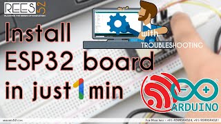 ESP32 Arduino IDE | ESP32 Board Manager | Install ESP32 Arduino in 1 Min(Windows, Mac OSX and Linux)