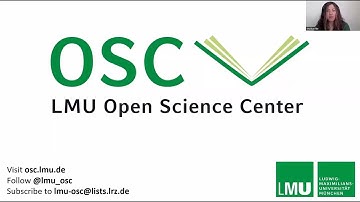Introduction: LMU Open Science Center