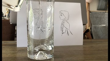 Amazing Science experiments. How to Make a Water Lens - Reverse an Image with Water