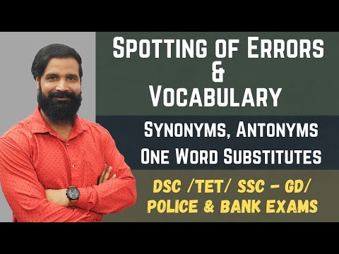 Spotting of errors