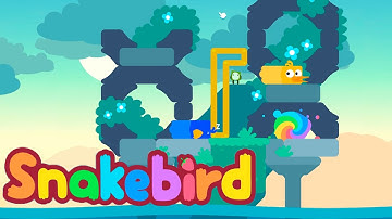 Snakebird Primer #3 - Walkthrough, puzzle, conundrum, jigsaw.