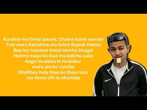 KT NEPALI Lyrical Karaoke   SACAR AKA LIL BUDDHA