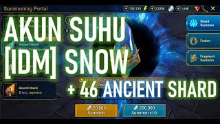 [Raid: Shadow Legends] Akun Suhu Snow | 46 Ancient Shard
