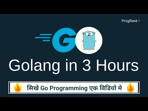Golang Tutorial In Hindi | Learn Go Programming Step By Step