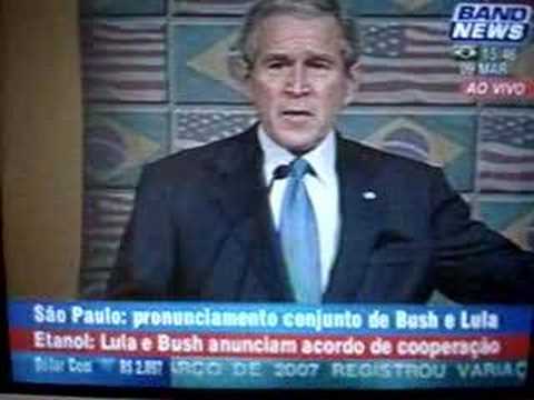 George Bush eo acordo do Etanol com o Brazil