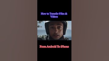Transfer Big Files Video & Photos From Android to iPhone Free ! #shorts