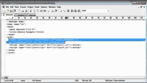 jQuery Tutorial - 2 - An Example