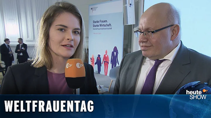 Weltfrauentag: Hazel Brugger trifft Peter Altmaier...