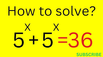 A Nice Exponential Equation | Find the Value of X |
