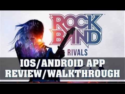 Rock Band Rivals Companion (IOS/Android) App Review/Walkthrough