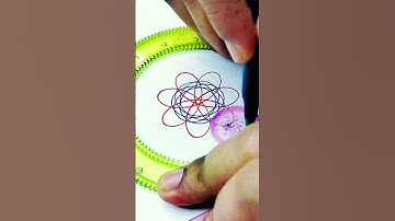 🎨 5 Dazzling Spirograph Designs You’ll Want to Try! 😍✨ #CreativeArt