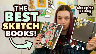 My FAVOURITE Sketchbooks to Use // Affordable & Pricey Options! (mixmedia sketching)
