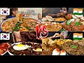 KOREAN VS INDIAN MUKBANG EATING MIND BLOWING AMOUNT OF FOOD 