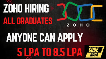 ZOHO is Hiring| Apply Now | 2025 Job Openings |All graduates can apply #zoho #zohorecruitment #zoho