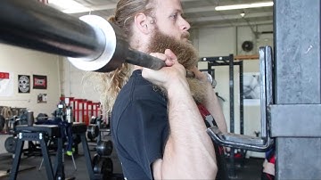 CORRECT STARTING POSITION FOR THE PRESS (Standing Overhead)