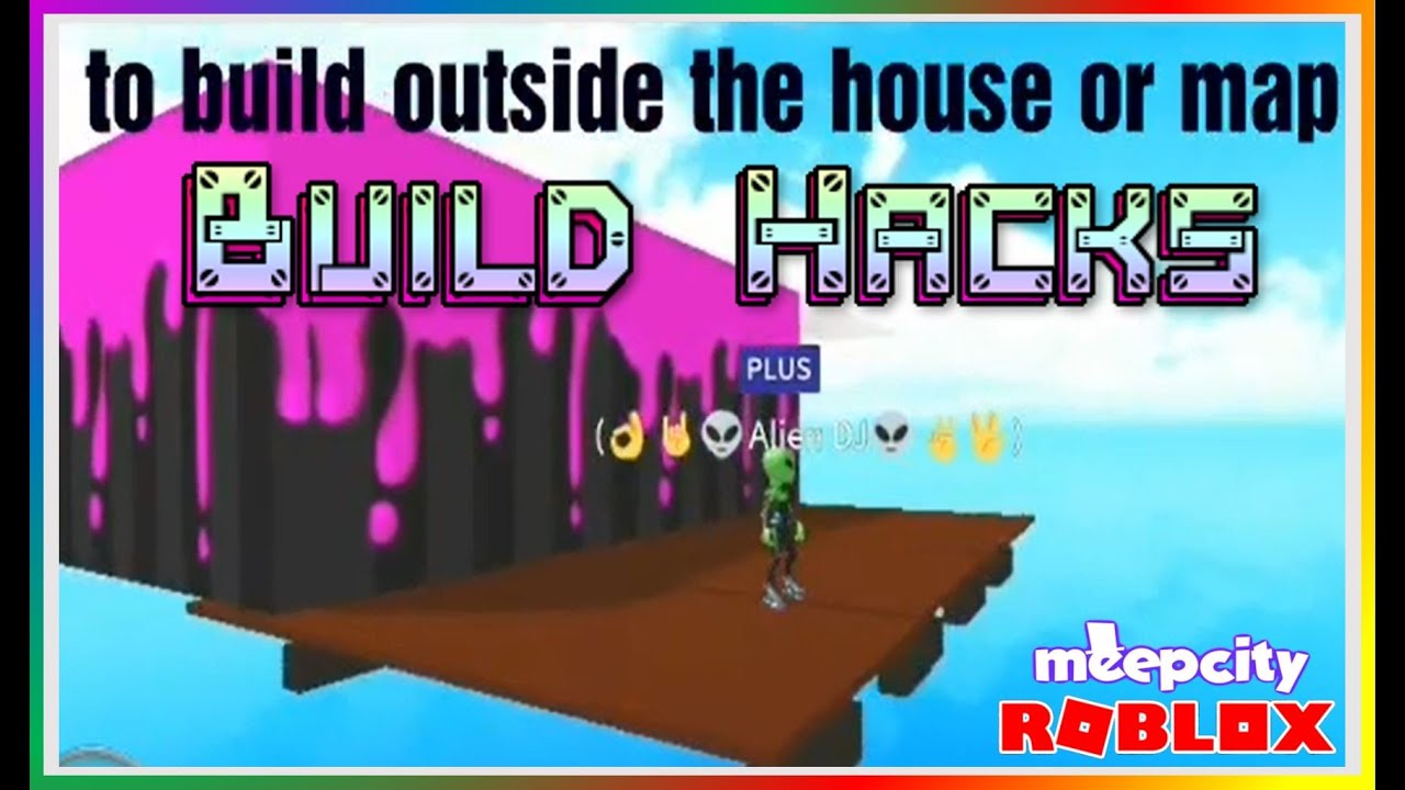 Meep City 3 Hacks In 1 How To Build Secret Outside Garden Or Room Extension Hack Part 1 Roblox Youtube - roblox extension hack