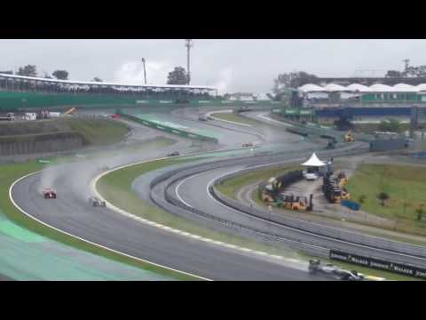 F1 2016 - spectacular overtaking in verstappen rain at rosberg, interlagos 2016, New Airton Senna