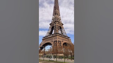 The beautiful Eiffel Tower in Paris, France