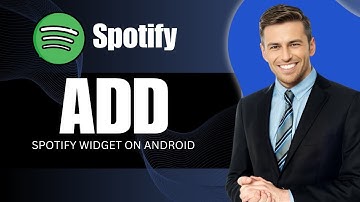 How to Add Spotify Widget on Android