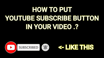 HOW TO PUT YOUTUBE SUBSCRIBE BUTTON ON YOUR VIDEO USING KINEMASTER | KINEMASTER PREMIUM | TUTORIAL