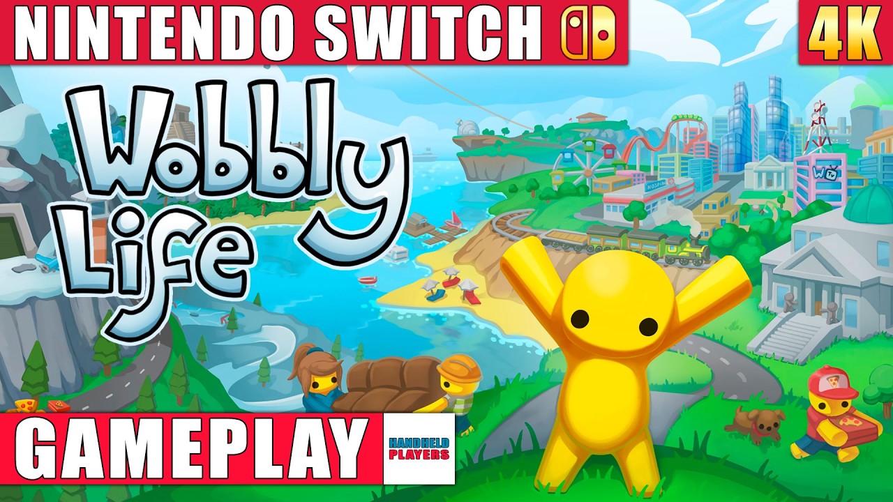 Wobbly Life Nintendo Switch 1 Gameplay in 4K (2026) - YouTube