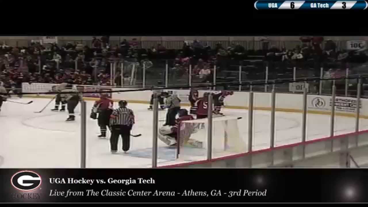 UGA Hockey vs. Tech YouTube