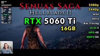 Senua's Saga: Hellblade 2 RTX 5060 Ti 16GB em 1080p e 1440p - Pesado! Mas Rodou BEM