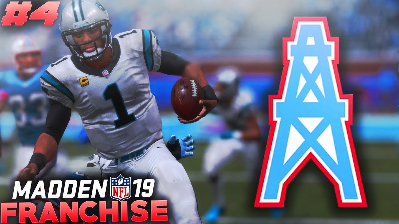 Cam Newton is better than my whole team | Madden 19 Houston Oilers Relocation Franchise Ep. 4 madden 19 relocation jerseys