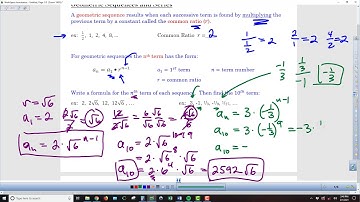 A2PCH Chapter 11-3 Geometric Sequences and Series - Lesson Video 1