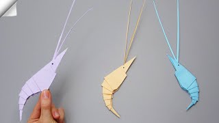 How to make a paper shrimps | DIY ORIGAMI SHRIMP