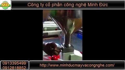 Máy chiết rót dung dịch chính xác  - CTCP Công Nghệ Minh Đức