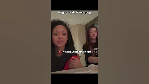 Megan made Manon gag 😂 This duo is hilarious 😂 #katseye #megan #manon #shorts