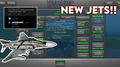 *NEW JETS* NEW TFS 1.30.4 UPDATE!!??!?! 😳 | TURBOPROP FLIGHT SIMULATOR