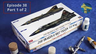 Episode 38 Part 1 of 2: J35F & SH37 'F13 Wing'. Hasegawa. 1:72 scale. Kit n° 02281