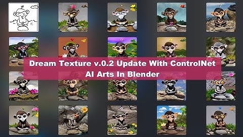 BSLIVE Dream Texture ControlNet Scribble and Grease Pencil in Blender