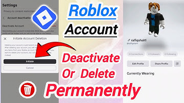How to Permanently Delete Roblox Account 2025 | How to temporary deactivate roblox account 2025
