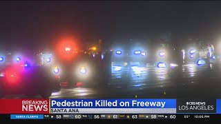 Sigalert Issued For 405 Freeway After Pedestrian Killed While Running Across Lanes