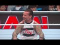 CM Punk Outsmarts Angry Drew McIntyre   Round 4 Of The WWE Draft - RAW 4/29/24